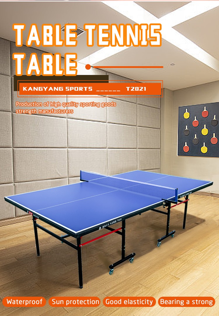 Folding Table Tennis Table with Wheels Indoor OEM (11)